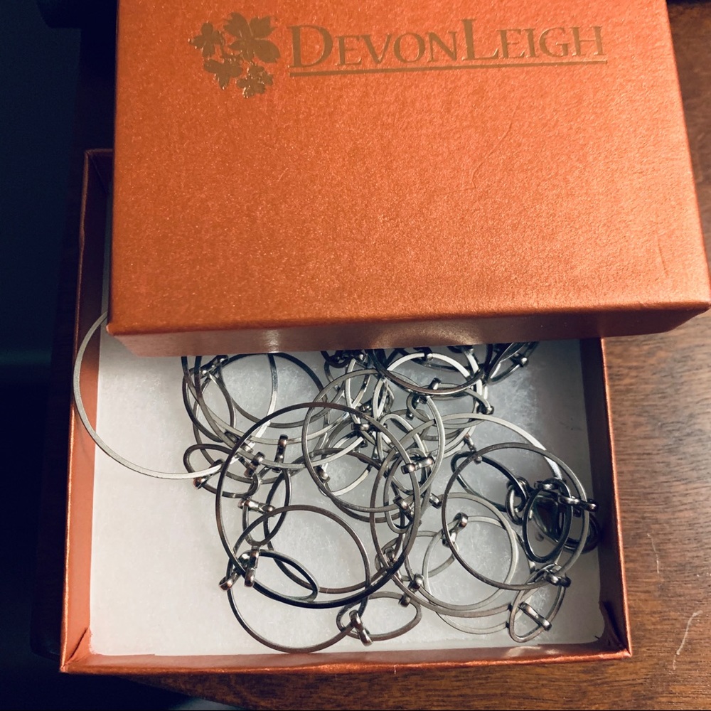 Devon Leigh Rhodium Plated Silver Necklace